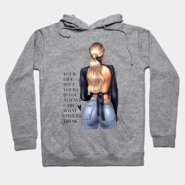 Your Life Your Rules Hoodie by AllessyArt 